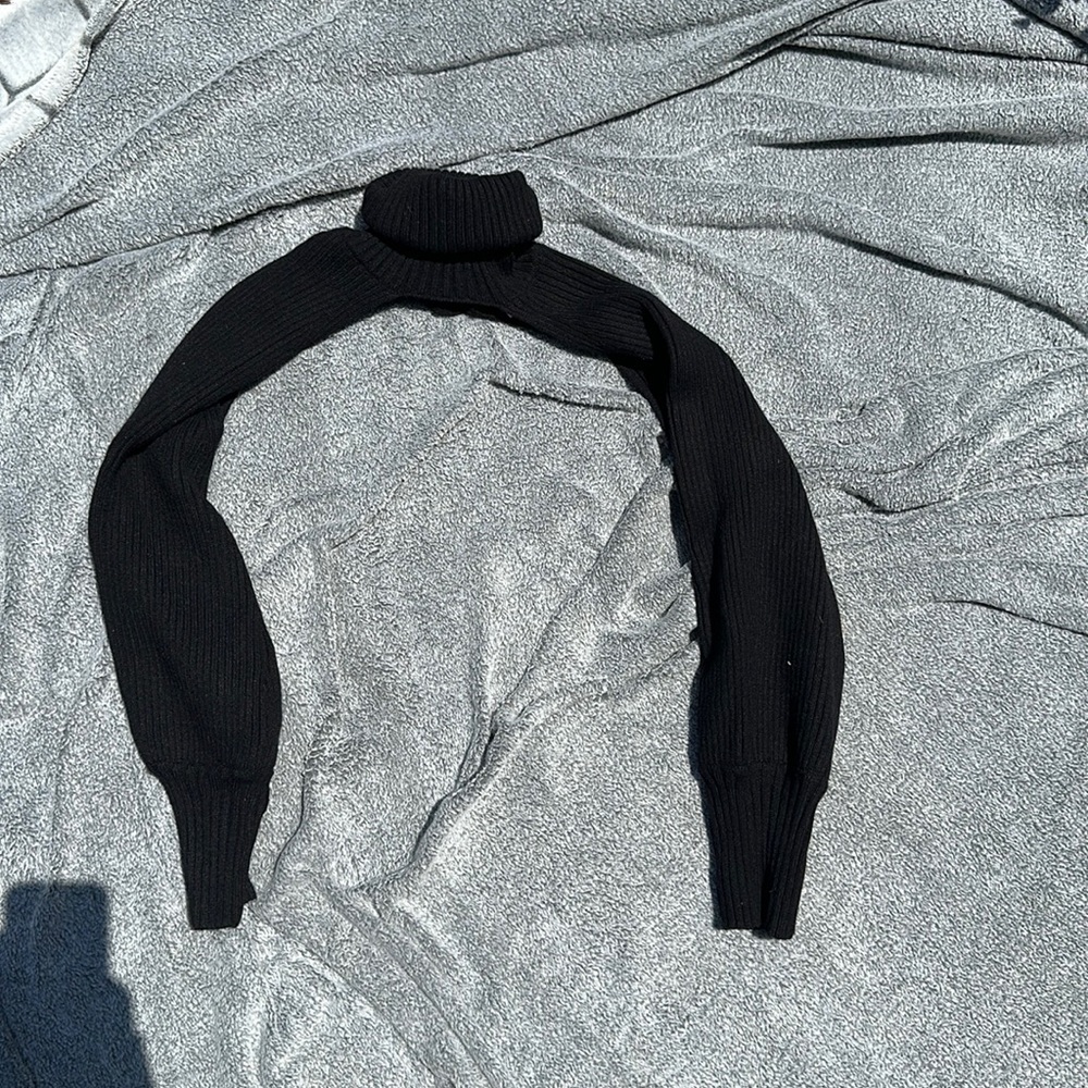Zara only top part of turtleneck sweater